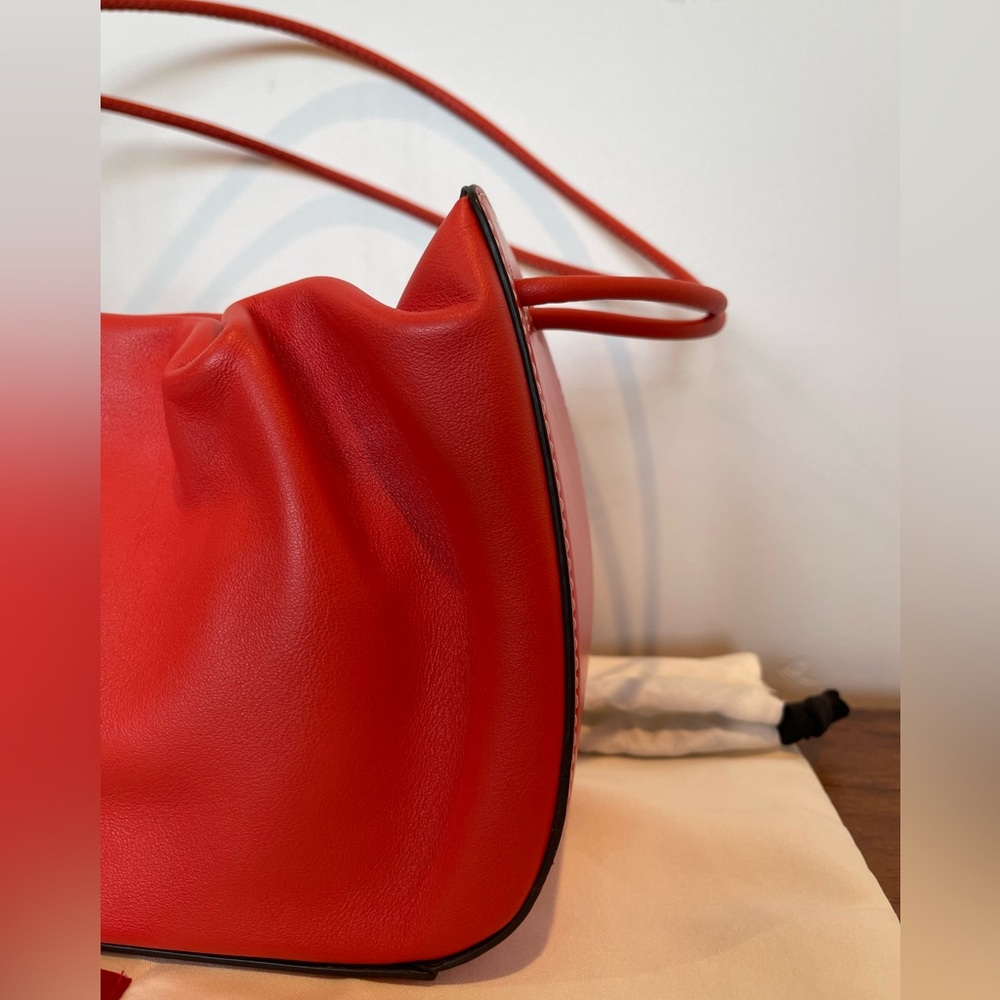 Staud Kiki Shoulder Bag Blood Orange - Picture 3 of 15